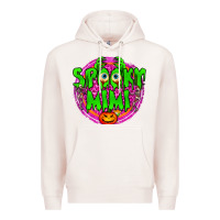 Pale Pink spooky mimi Premium Hoodie - BundleAndBundleShop