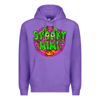Purple spooky mimi Premium Hoodie - BundleAndBundleShop
