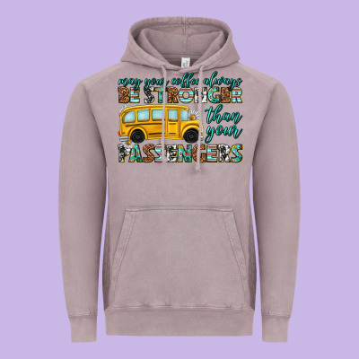 May Your Coffee Always Vintage Hoodie Designed By Texasbilliewilder