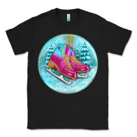 Black ice skate christmas ornament Classic Tee - BundleAndBundleShop