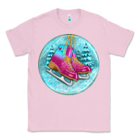 Bubblegum Pink ice skate christmas ornament Classic Tee - BundleAndBundleShop