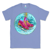 Colony Blue ice skate christmas ornament Classic Tee - BundleAndBundleShop