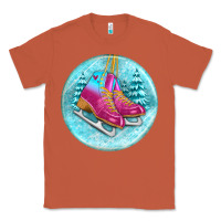 Copper ice skate christmas ornament Classic Tee - BundleAndBundleShop