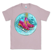 Lilac ice skate christmas ornament Classic Tee - BundleAndBundleShop