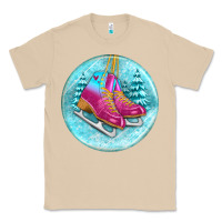 Mushroom ice skate christmas ornament Classic Tee - BundleAndBundleShop