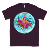 Plum ice skate christmas ornament Classic Tee - BundleAndBundleShop