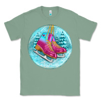 Sage ice skate christmas ornament Classic Tee - BundleAndBundleShop