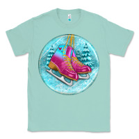 Seafoam ice skate christmas ornament Classic Tee - BundleAndBundleShop