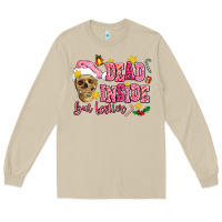 Mushroom dead inside but festive Long Sleeve Tee - AdoDesignShop