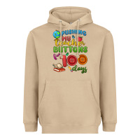 Mushroom pushing my teacher buttons for 100 days Heavyweight Hoodie - MaliasSmallBusiness