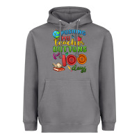 Pushing My Teacher Buttons For 100 Days Heavyweight Hoodie | Teevron
