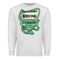 Oatmeal Heather st patricks day ırısh pub Premium Sweatshirt - MaliasSmallBusiness