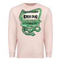 Pale Pink st patricks day ırısh pub Premium Sweatshirt - MaliasSmallBusiness