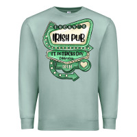 Seafoam st patricks day ırısh pub Premium Sweatshirt - MaliasSmallBusiness