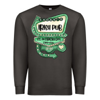 Smoke st patricks day ırısh pub Premium Sweatshirt - MaliasSmallBusiness
