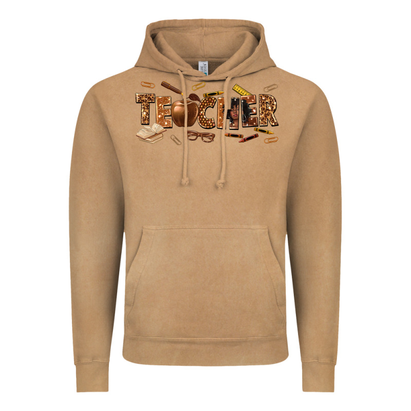 Melanin Teacher Vintage Hoodie by texasbilliewilder | Teevron