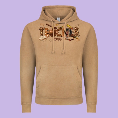 Melanin Teacher Vintage Hoodie Designed By Texasbilliewilder