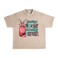 French Oak Some Bunny needs coffee Urban Heavy Tee - Neo Western