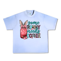 Grape Ice Some Bunny needs coffee Urban Heavy Tee - Neo Western