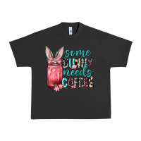 Pigment Black Some Bunny needs coffee Urban Heavy Tee - Neo Western
