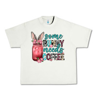 Pistachio Some Bunny needs coffee Urban Heavy Tee - Neo Western