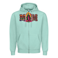 Seafoam mom our lady of guadalupe Zipper Hoodie - Artiststas
