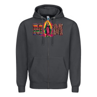 Smoke mom our lady of guadalupe Zipper Hoodie - Artiststas