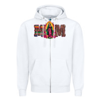 White mom our lady of guadalupe Zipper Hoodie - Artiststas