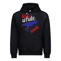 Black 4th of July Dinosaur Urban Hoodie - Bettercallsaul
