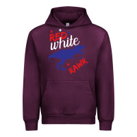 Mauve Wine 4th of July Dinosaur Urban Hoodie - Bettercallsaul
