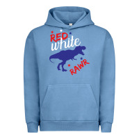 Pigment Pebble Blue 4th of July Dinosaur Urban Hoodie - Bettercallsaul