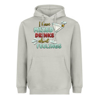 Moon Dust i have mixed drinks about feeling Heavyweight Hoodie - MaliasSmallBusiness