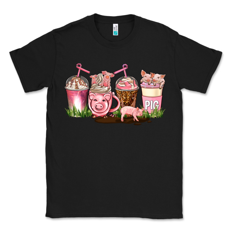 Pig Coffee Cups Classic Tee by AdoDesignShop | Teevron