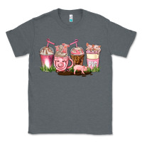 Charcoal Heather pig coffee cups Classic Tee - AdoDesignShop