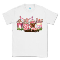 White pig coffee cups Classic Tee - AdoDesignShop