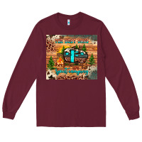Burgundy the best days are spent camping Long Sleeve Tee - JahusDesignShop