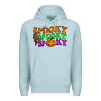 Blue Mist spooky with lightning bolt Premium Hoodie - BundleAndBundleShop