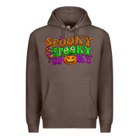 Coffee spooky with lightning bolt Premium Hoodie - BundleAndBundleShop