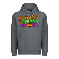Rock spooky with lightning bolt Premium Hoodie - BundleAndBundleShop