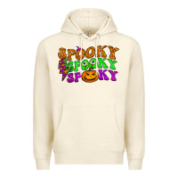 Sandshell spooky with lightning bolt Premium Hoodie - BundleAndBundleShop