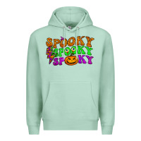 Seafoam spooky with lightning bolt Premium Hoodie - BundleAndBundleShop