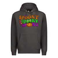 Smoke spooky with lightning bolt Premium Hoodie - BundleAndBundleShop