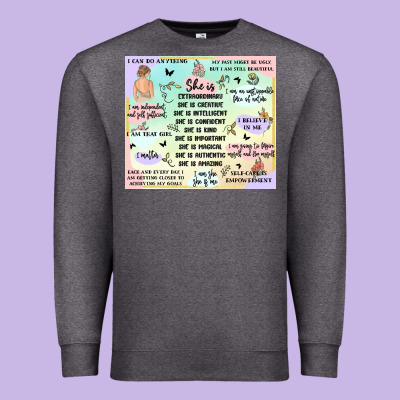 Self Love Premium Sweatshirt Designed By Maliassmallbusiness