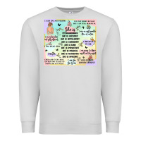 Dove Grey self love Premium Sweatshirt - MaliasSmallBusiness