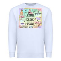 White self love Premium Sweatshirt - MaliasSmallBusiness