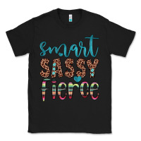 Black smart  sassy fierce Classic Tee - JahusDesignShop