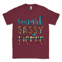 Burgundy smart  sassy fierce Classic Tee - JahusDesignShop