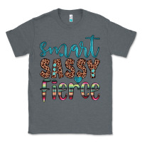 Charcoal Heather smart  sassy fierce Classic Tee - JahusDesignShop