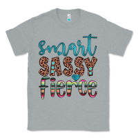 Heather Grey smart  sassy fierce Classic Tee - JahusDesignShop