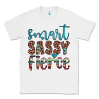 White smart  sassy fierce Classic Tee - JahusDesignShop